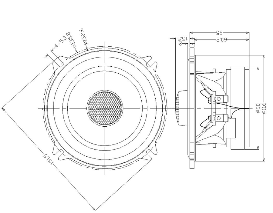 CRHB525-2HB2 drawing